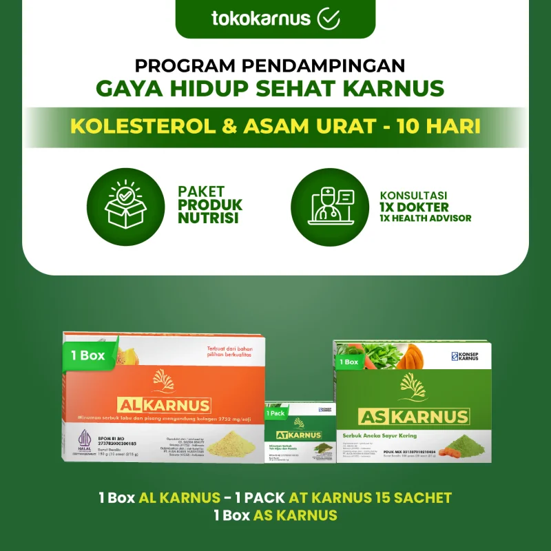 PAKET PPGK - KOLESTEROL DAN ASAM URAT 10 HARI - 2